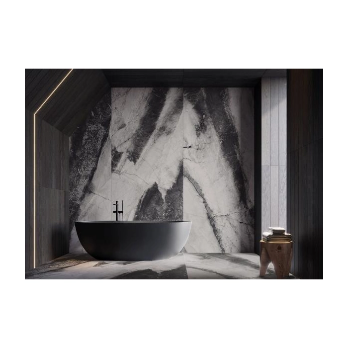 Deus Symphony Black Gres Szkl. Rekt. Poler 119,8x119,8 Paradyż
