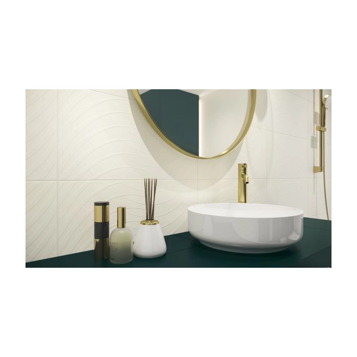 Porcelano Bianco Ściana Struktura 30x60 Paradyż