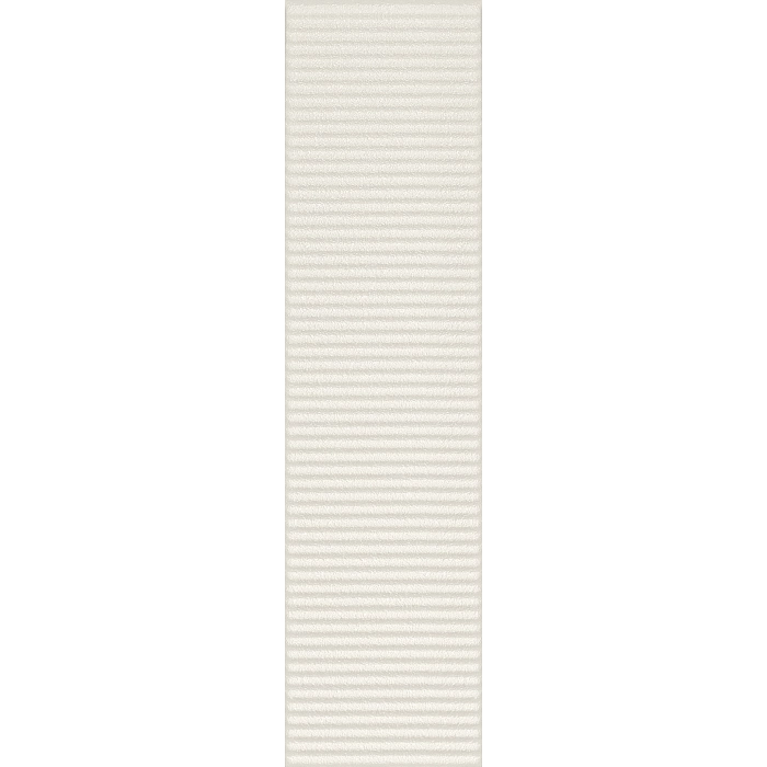 Płytka ścienna Groove white sugar 1 STR 29,8x7,8x1 Tubądzin