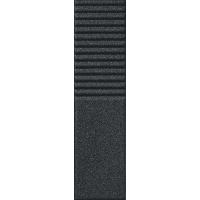 Płytka ścienna Groove graphite sugar 2 STR 29,8x7,8x1 Tubądzin