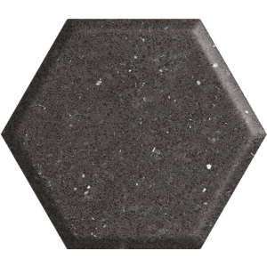 Space Dust Nero Heksagon Struktura A Ściana 19,8x17,1 Paradyż
