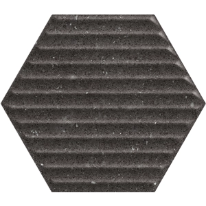 Space Dust Nero Heksagon Struktura B Ściana 19,8x17,1 Paradyż