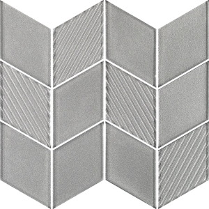 Uniwersalna Mozaika Szklana Silver Romb 20,5x23,8 Paradyż