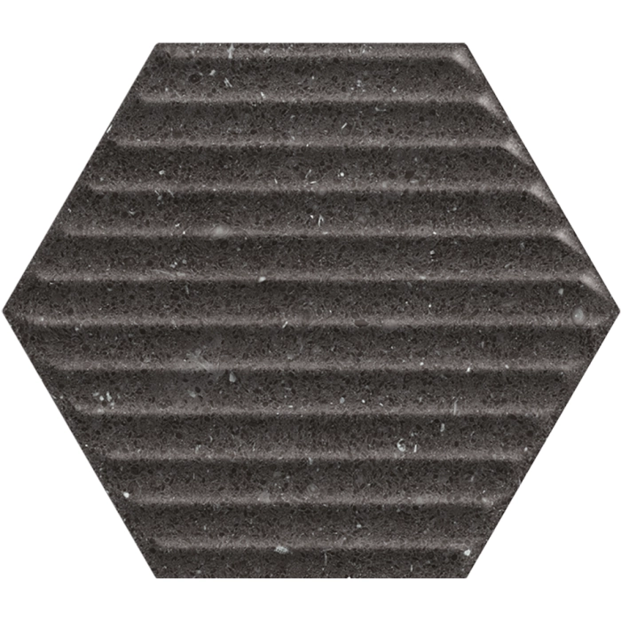 Space Dust Nero Heksagon Struktura B Ściana 19,8x17,1 Paradyż