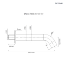 Molle wylewka wannowa Chrom 39100100 Oltens