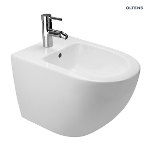 Hamnes bidet wiszący z powłoką SmartClean Biały 46504000 Oltens