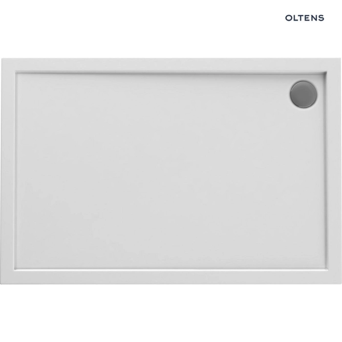 Superior brodzik prostokątny 120x80 cm akrylowy Biały 15003000 Oltens