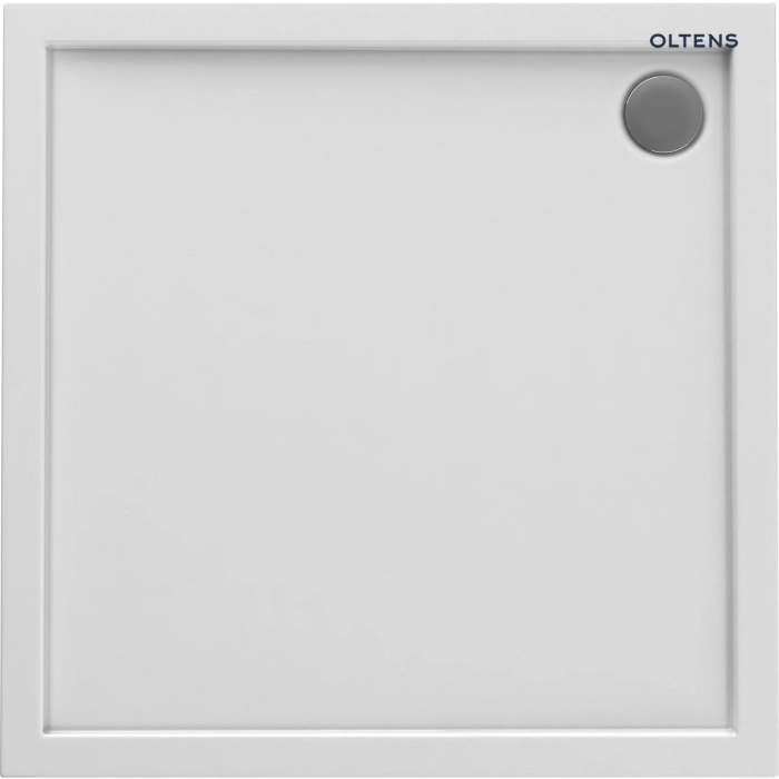 Superior brodzik kwadratowy 90x90 cm akrylowy Biały 17001000 Oltens