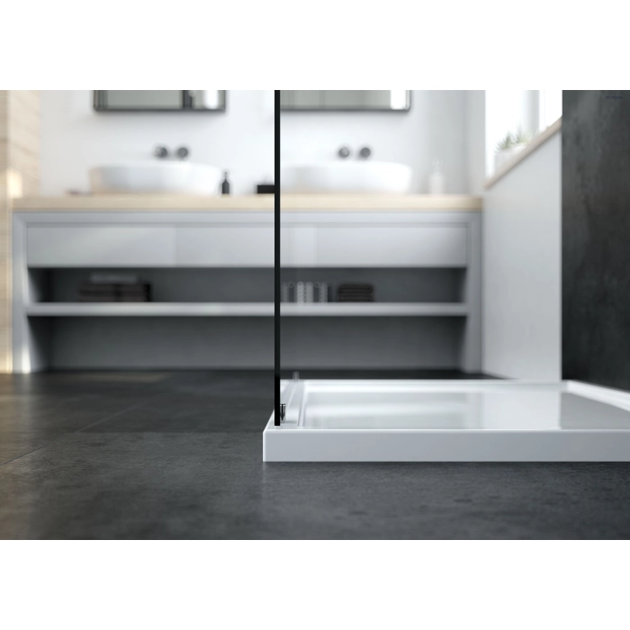 Superior brodzik prostokątny 120x80 cm akrylowy Biały 15003000 Oltens