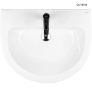 Jog umywalka 61x49 cm wisząca z powłoką SmartClean biała 41501000 Oltens