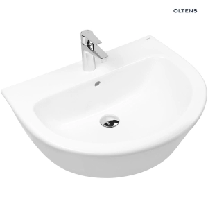 Jog umywalka 61x49 cm wisząca z powłoką SmartClean biała 41501000 Oltens