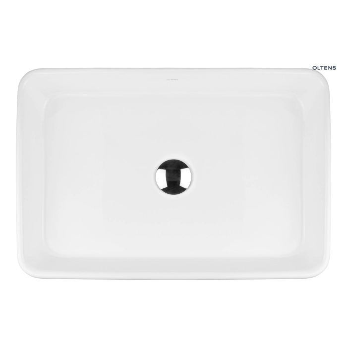 Lustra umywalka 60,5x35 cm nablatowa prostokątna z powłoką SmartClean biała 40806000 Oltens