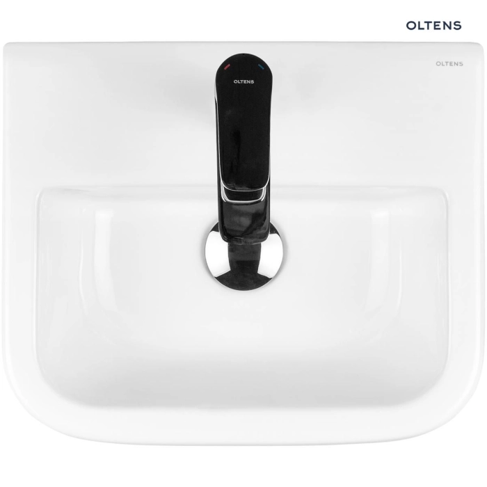 Vernal umywalka 40x32,5 cm wisząca z powłoką SmartClean biała 41503000 Oltens