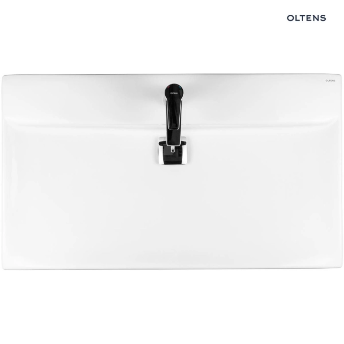 Hofsa umywalka 80x46 cm nablatowa biała 41306000 Oltens