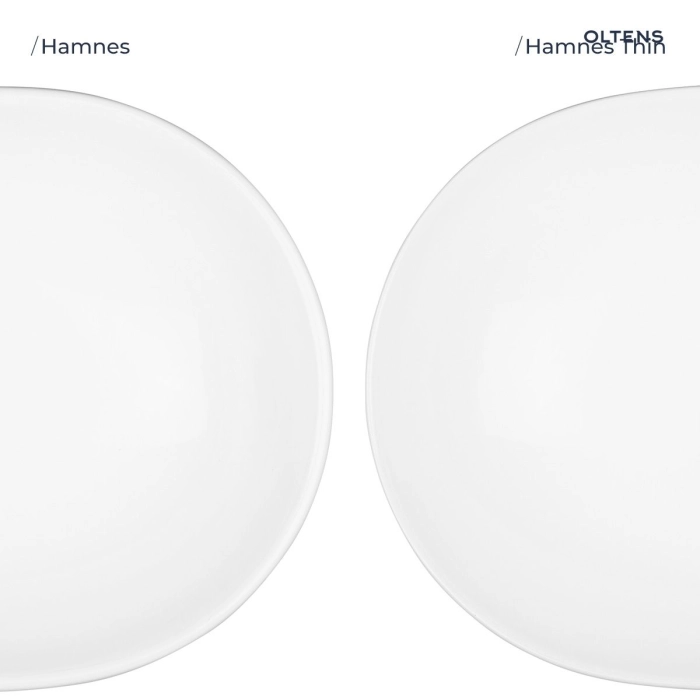 Hamnes Thin umywalka 60,5x41,5 cm nablatowa owalna biała 40320000 Oltens