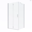 Trana kabina prysznicowa 100x90 cm prostokątna drzwi ze ścianką 20201100 Oltens