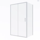 Fulla kabina prysznicowa 130x80 cm prostokątna drzwi ze ścianką 20209100 Oltens