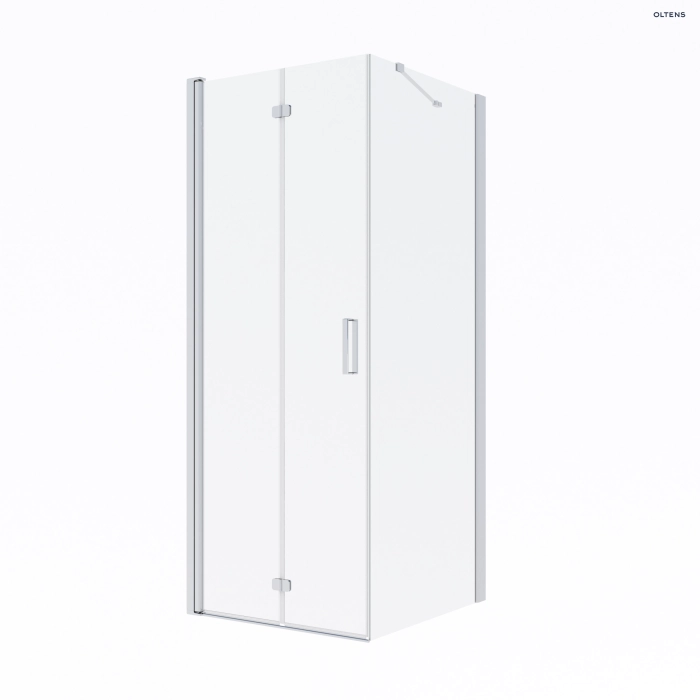 Trana kabina prysznicowa 80x80 cm kwadratowa drzwi ze ścianką 20003100 Oltens