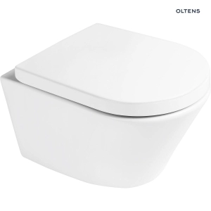 Jog miska WC wisząca PureRim z powłoką SmartClean biała 42501000 Oltens