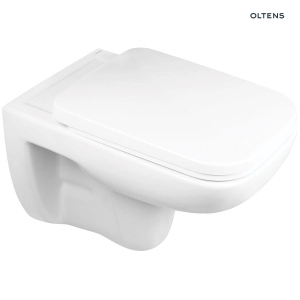 Ribe miska WC wisząca PureRim z deską wolnoopadającą biała 42010000 Oltens