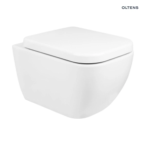 Zestaw Vernal miska WC wisząca PureRim z powłoką SmartClean z deską wolnoopadającą 42506000 Oltens