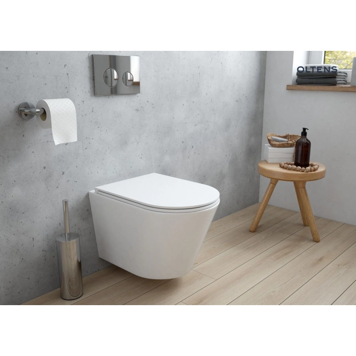 Jog miska WC wisząca z powłoką SmartClean biała 42601000 Oltens