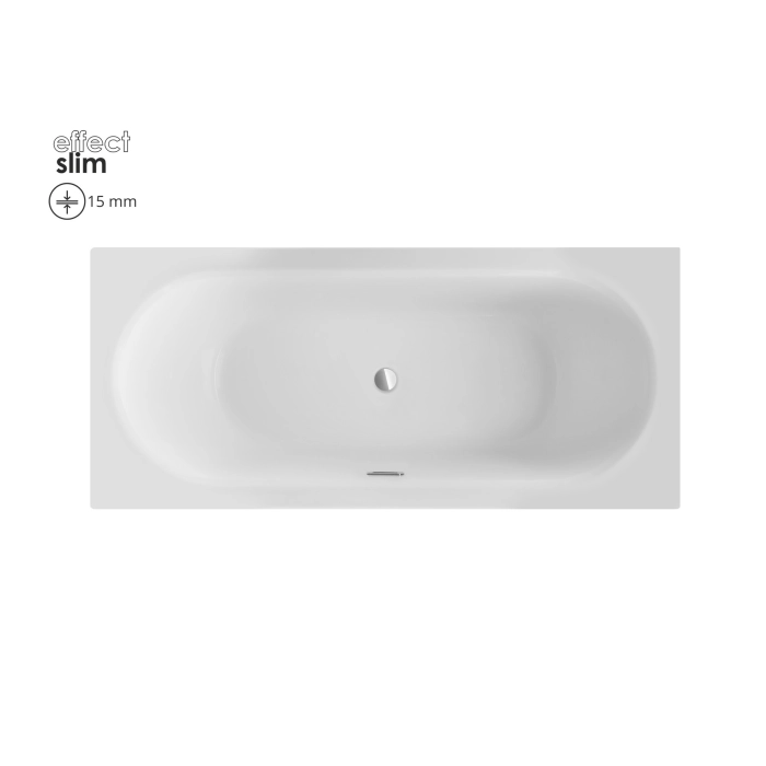 VITAE SLIM wanna prostokątna 150x75 WAV-150-S+ Besco