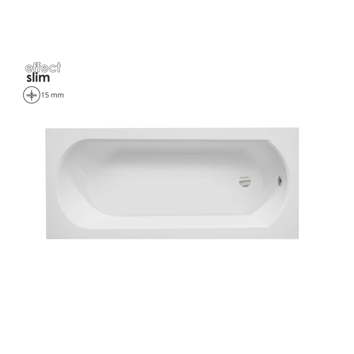 INTRICA SLIM wanna prostokątna 150x75 WAIN-150-SL Besco