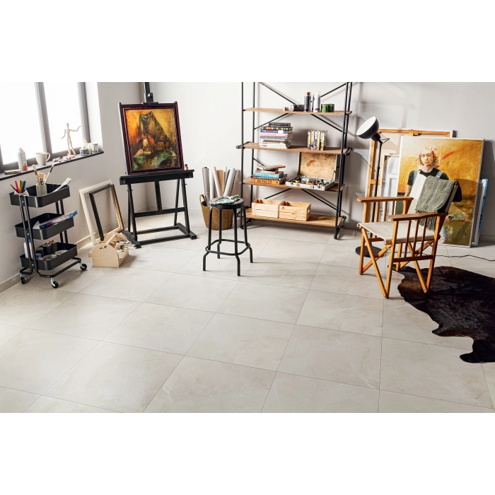 Stopnica podłogowa Remos white MAT 59,8x29,8x0,8 Tubądzin