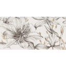 Obraz gresowy element 1 Velo bianco flowers 119,8x59,8x0,8 Tubądzin