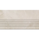 Stopnica podłogowa Remos white MAT 59,8x29,8x0,8 Tubądzin