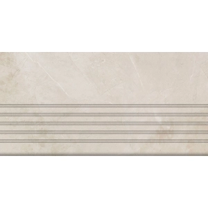 Stopnica podłogowa Remos white MAT 59,8x29,8x0,8 Tubądzin