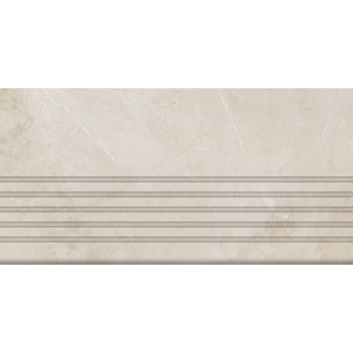 Stopnica podłogowa Remos white MAT 59,8x29,8x0,8 Tubądzin