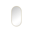 VIRGO lustro owalne 500x1000 mm gold LED