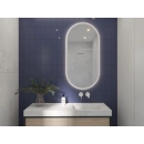 VIRGO lustro owalne 500x1000 mm gold LED