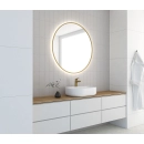 LEO lustro okrągłe 800 mm gold LED