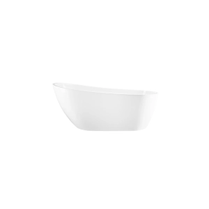 Wanna wolnostojąca akrylowa 1500x750x690 mm, z białym korkiem, z przelewem szczelinowym