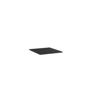 TOP BLACK blat akrylowy anti-finger kolor: czarny mat 604x460x19