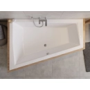 Alvi Duo Slim Wanna asymetryczna do zabudowy, akrylowa, z przelewem, 1700x1250 mm, prawa