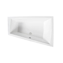 Alvi Duo Slim Wanna asymetryczna do zabudowy, akrylowa, z przelewem, 1800x1250 mm, prawa