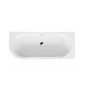 Astrid Slim Wanna asymetryczna do zabudowy, akrylowa, z przelewem, 1800x800 mm, prawa