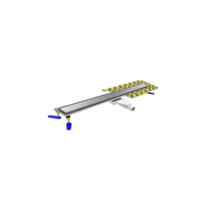 Odpływ liniowy + mankiet + nóżki  L=70 cm - szlif
