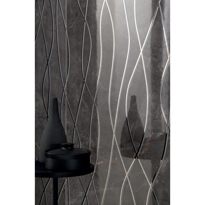 Domino Płytka ścienna Visine grey GLOSS 59,8x119,8 Tubądzin