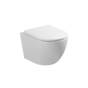 NOX 1.1 Miska WC wisząca 530x360, bezranotwa z deską wolnoopadającą slim