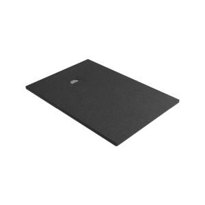 LAVIS brodzik kompozytowy 120x80, do przycinania, czarny mat
