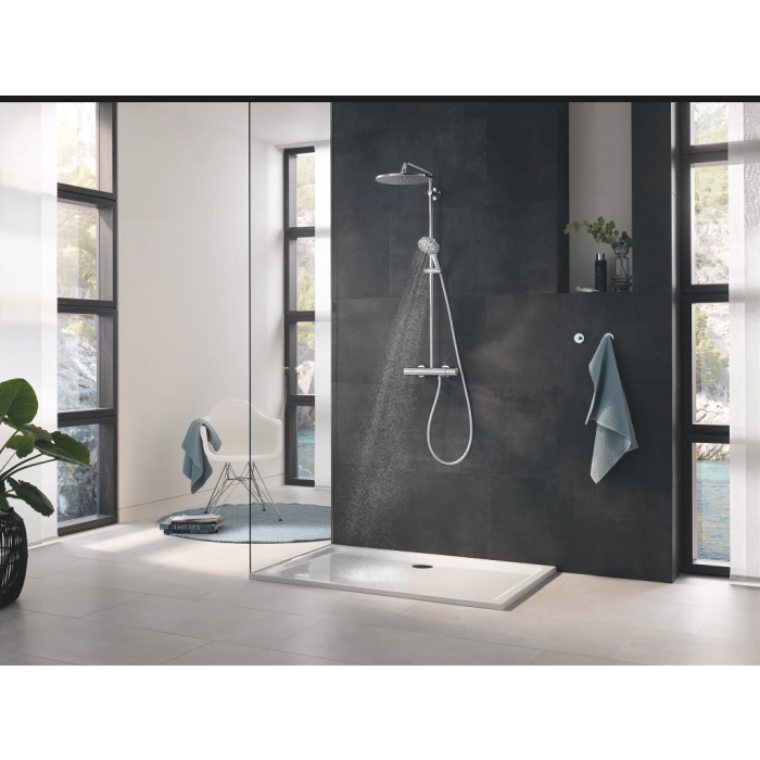 Rainshower smartactive 310 system prysznicowy z termostatem do montażu ściennego chrom 26649000 Grohe